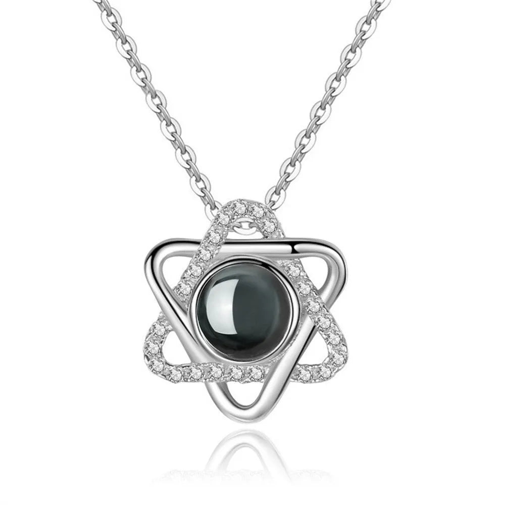 Love You” 100 Languages Projection Necklace – Valentine’s Day Gift 16