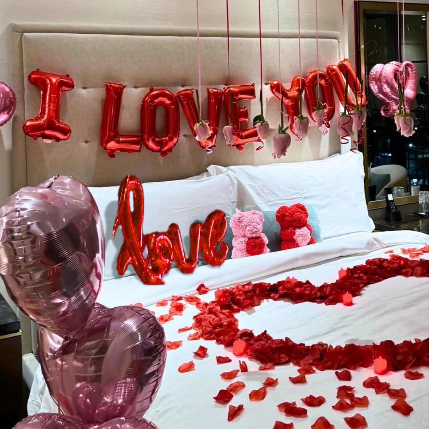ILove You Balloon Decoration 3